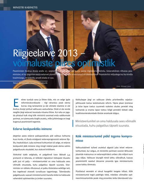 Reformikiri sÃ¼gis 2012(pdf, 10.7 MiB) - Reformierakond