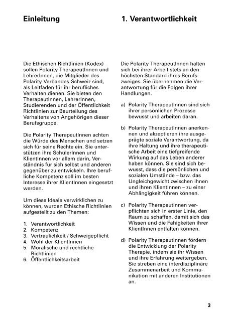 12 Berufsverband Der Polarity Verband Schweiz gewÃ¤hrleistet mit ...