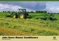 Mower Conditioner Brochure - John Deere