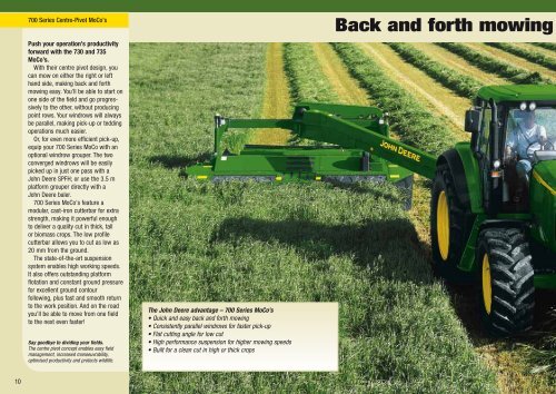 Mower Conditioner Brochure - John Deere