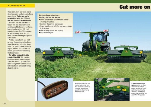 Mower Conditioner Brochure - John Deere