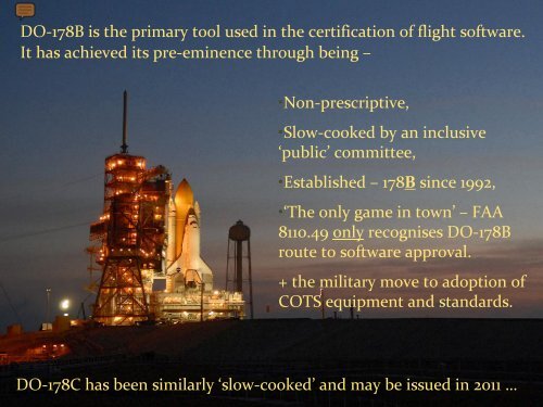 Quality in Aviation Software