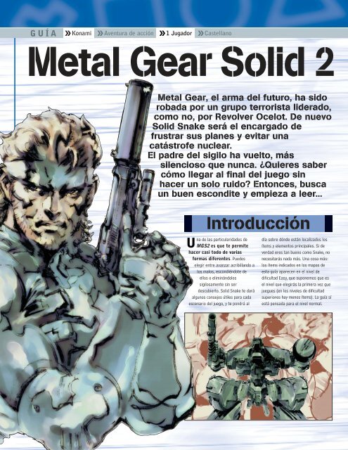 Descargar Metal Gear Solid 2 - Mundo Manuales