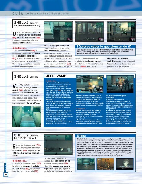 Descargar Metal Gear Solid 2 - Mundo Manuales