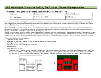 Revit Sustainable exercise No. 2