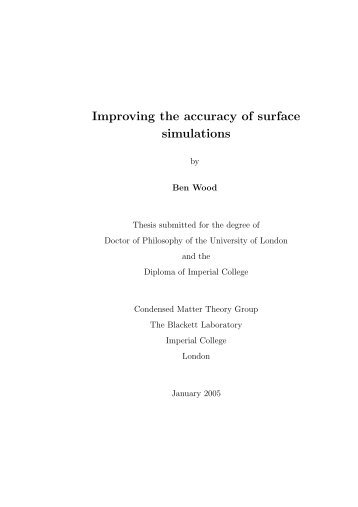 My PhD thesis - Condensed Matter Theory - Imperial College London