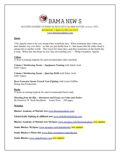 BAMA NEWS - Snake Blocker