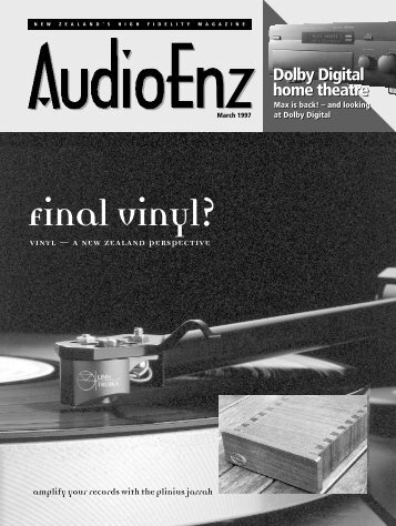 Final vinyl? - AudioEnz