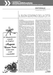 notizie_online_avigliana9.pdf - Comune di Avigliana