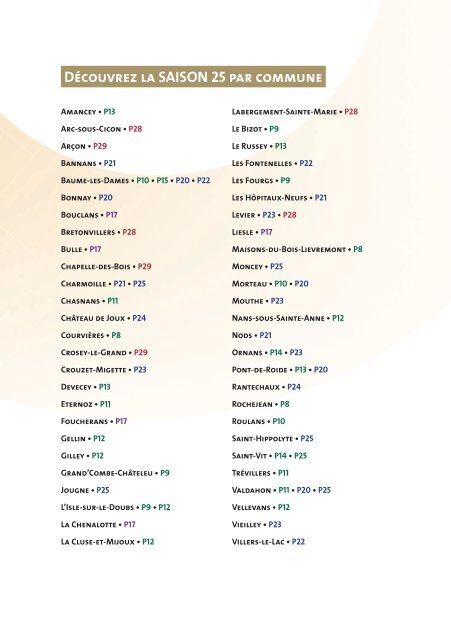 SAISON 25 - Conseil gÃ©nÃ©ral du Doubs