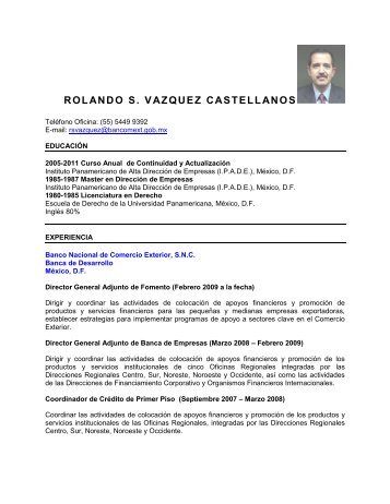 Curriculum Rolando VÃ¡zquez Castellanos.pdf - ICC MÃ©xico