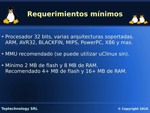 Linux embebido - Simposio Argentino de Sistemas Embebidos (SASE)