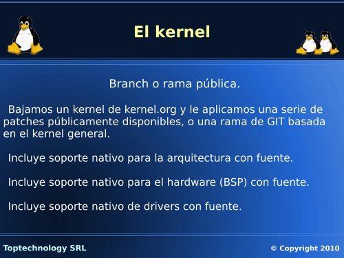 Linux embebido - Simposio Argentino de Sistemas Embebidos (SASE)