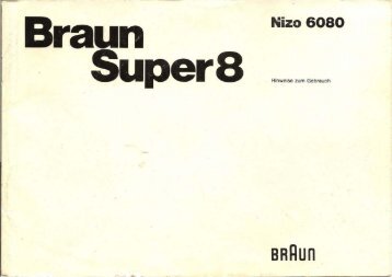 Braun . SuperS Nizo 6080 - ApeCity.com
