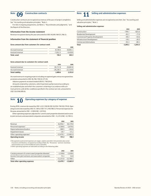 Review of 2010 â USD version - Skanska