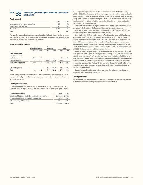 Review of 2010 â USD version - Skanska