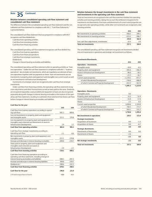 Review of 2010 â USD version - Skanska