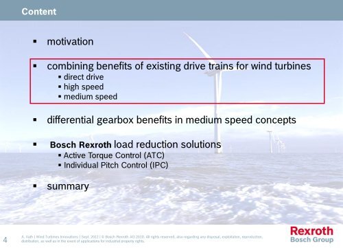 Dr.-Ing. Andreas Vath Bosch Rexroth AG Wind Turbine Drive Train ...