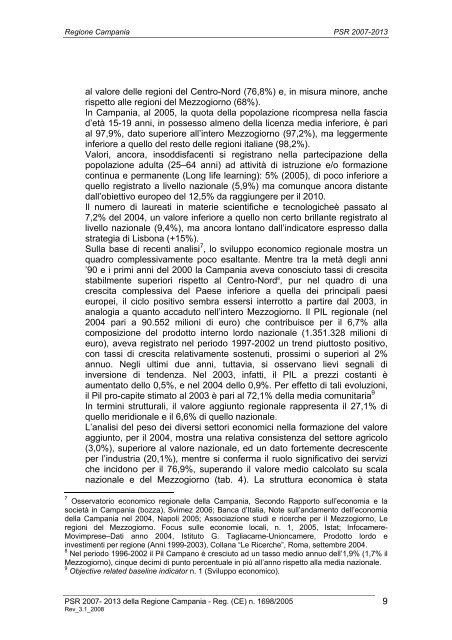 Programma di Sviluppo Rurale 2007/2013 - Regione Campania