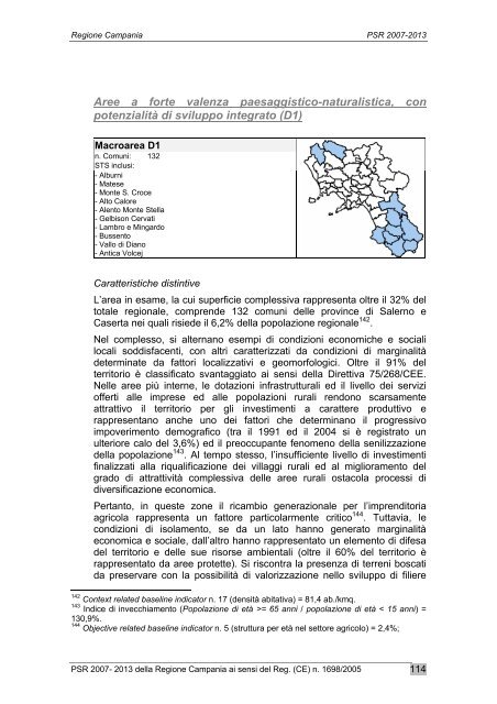 Programma di Sviluppo Rurale 2007/2013 - Regione Campania