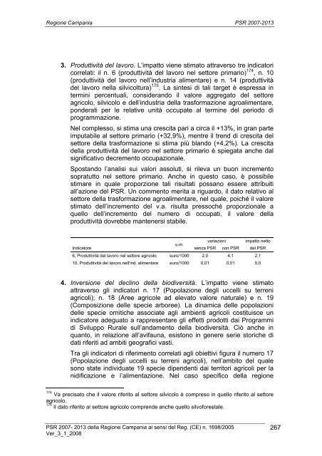 Programma di Sviluppo Rurale 2007/2013 - Regione Campania