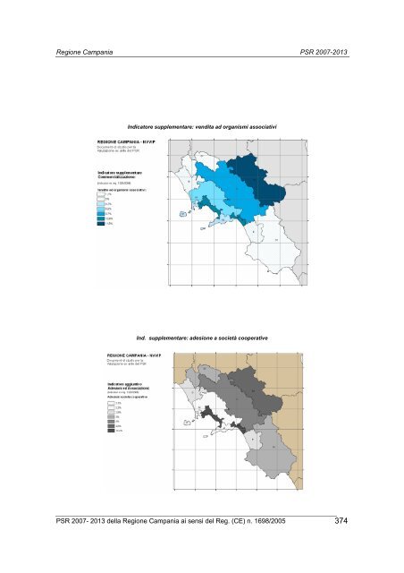 Programma di Sviluppo Rurale 2007/2013 - Regione Campania