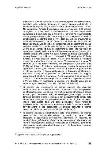 Programma di Sviluppo Rurale 2007/2013 - Regione Campania