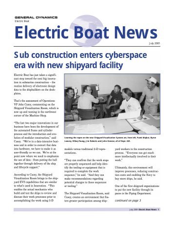 Electric Boat News - Electric Boat Corporation