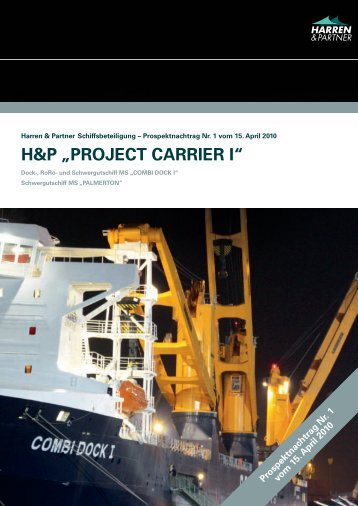 H&P âPROJECT CARRIER Iâ - Harren & Partner