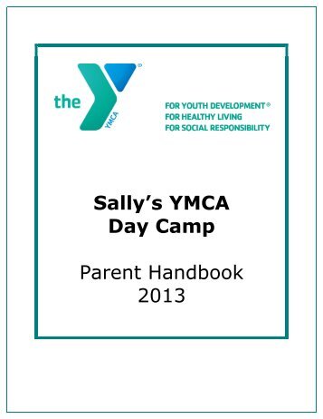 Camp Parent Handbook - YMCA of Greater Charlotte