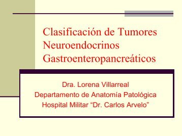 ClasificaciÃ³n de Tumores Neuroendocrinos ... - Pathos.es