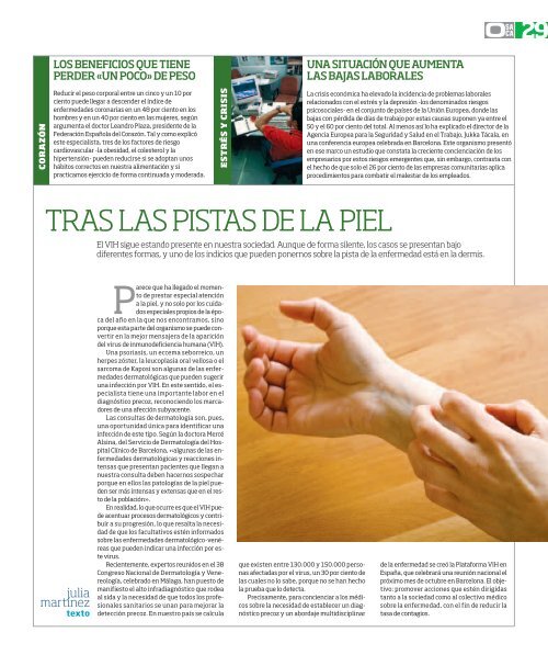 REVISTA DE OCIO, SALUD Y CALIDAD DE VIDA Semana del 12 al ...