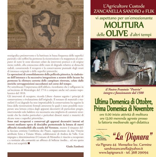 Rivista Euganeamente Colli Euganei Novembre Dicembre 2014 