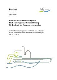 Umweltrisikoeinschätzung - Bundesanstalt für Gewässerkunde