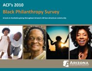 Black Philanthropy Survey - Arizona Community Foundation