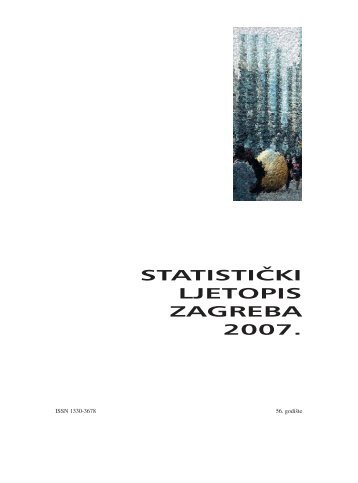 statistiÄki ljetopis zagreba 2007. - Zagreb.hr