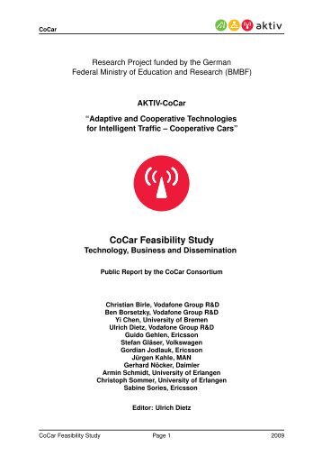 CoCar Feasibility Study - Aktiv