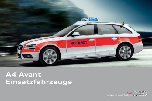 A4 Avant Einsatzfahrzeuge - Audi