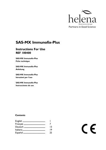 [SAS-MX immunofix plus]. - AgentÃºra Harmony vos