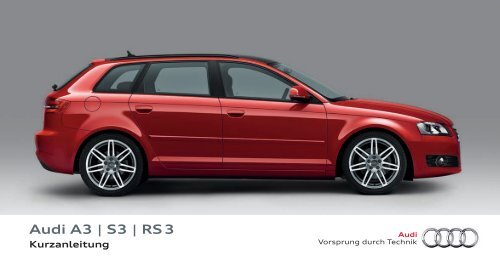 Kurzanleitung Audi A3 Sportback - PDF