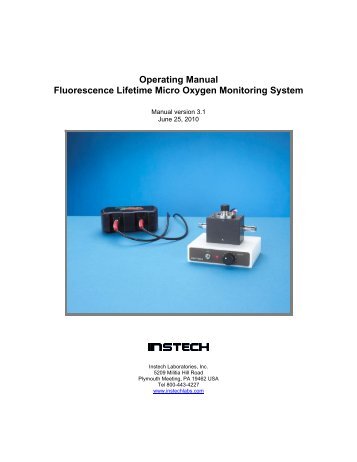 Fluorescence Lifetime Microsystem - Instech Laboratories, Inc.