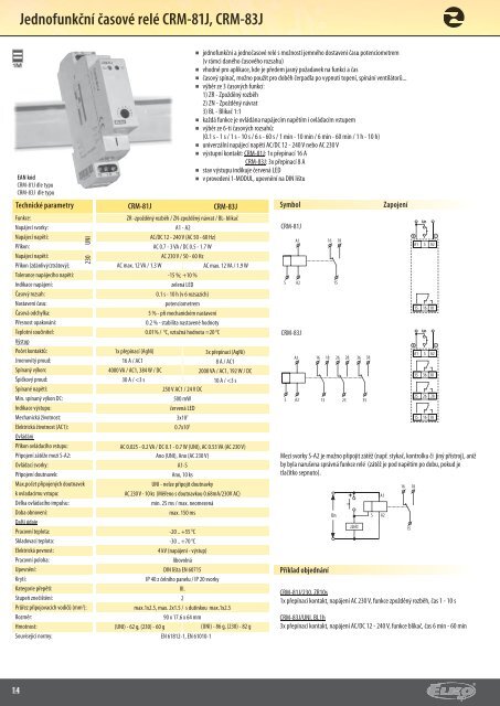 ModulovÃ© elektronickÃ© pÅÃ­stroje - ELKO EP, sro