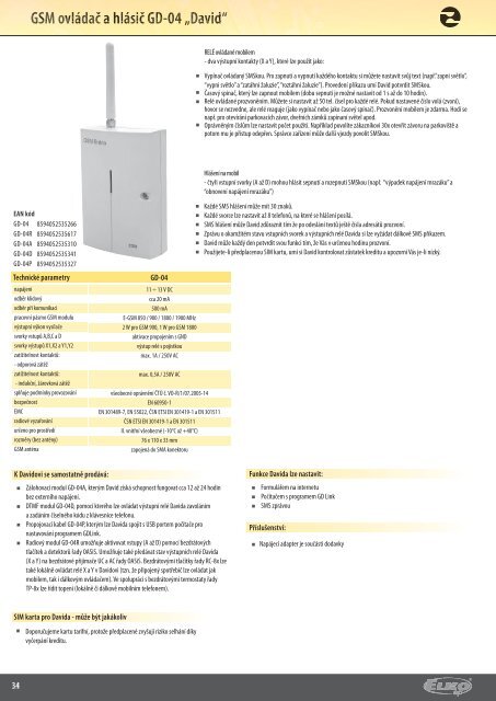 ModulovÃ© elektronickÃ© pÅÃ­stroje - ELKO EP, sro