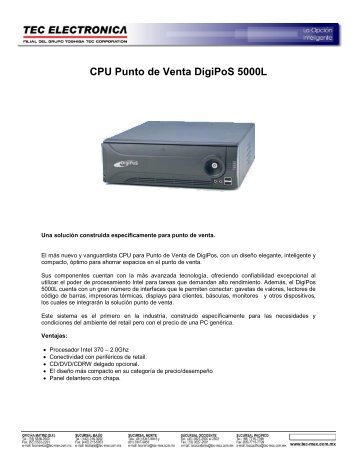 CPU Punto de Venta DigiPoS 5000L