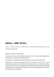 ANGOLA â MAIO DE 2013 - JMM