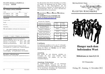 12-1125 Bibliodrama Ulf Pomerenke - Kloster Kirchberg