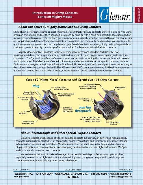 High-Performance Connector Contacts