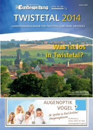 jahresterminkalender fÃ¼r twistetal und seine ... - WLZ/FZ-online.de