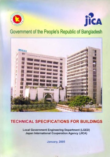 Technical Specifications of Buildings - LGED