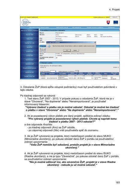 ITMS II Portal v.2.1 - SACR